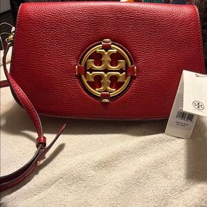 Tory Burch Red Crossbody Bag
